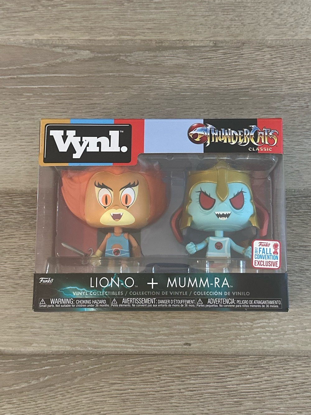 Funko Vinyl Thundercats Classic “Lion-O & Mumm-Ra” 2017 Fall Convention Figures
